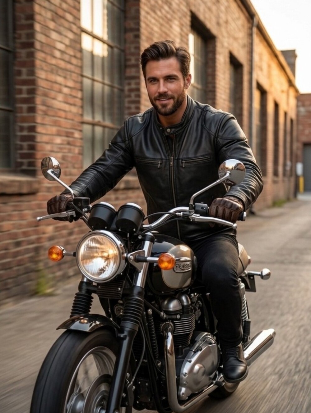 First Classics XXL Leather Moto Jacket - Zip Out Liner - Authentic Riding Gear